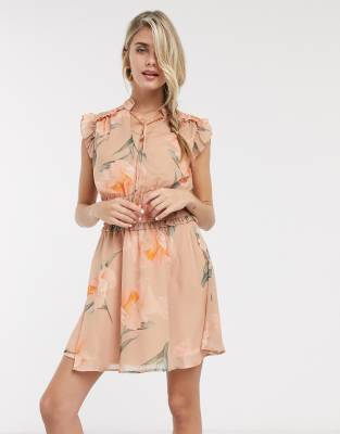 skylar rose ruched mini dress