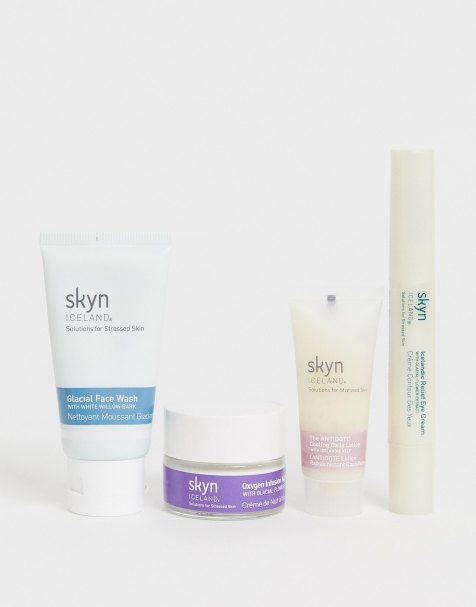Skyn ICELAND – Detox-Kit für gestresste Haut (4-teiliges Set)