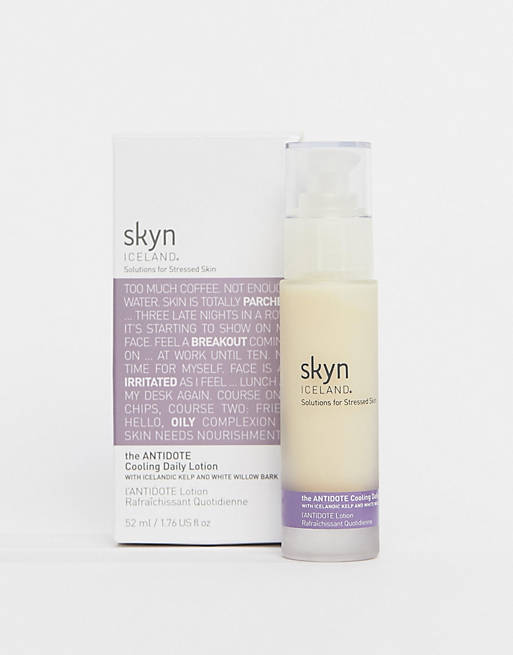 lyserød Produktion Spænde Skyn ICELAND the ANTIDOTE Cooling Daily Lotion | ASOS