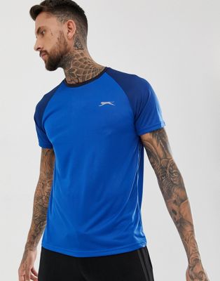 Slazenger – Eli – Blå sportig t-shirt