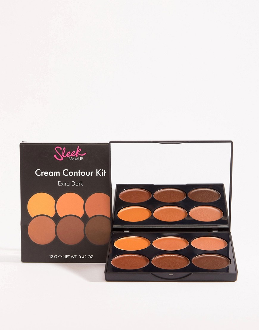 Sleek MakeUP Cream Contour Kit - Extra Dark-Tan