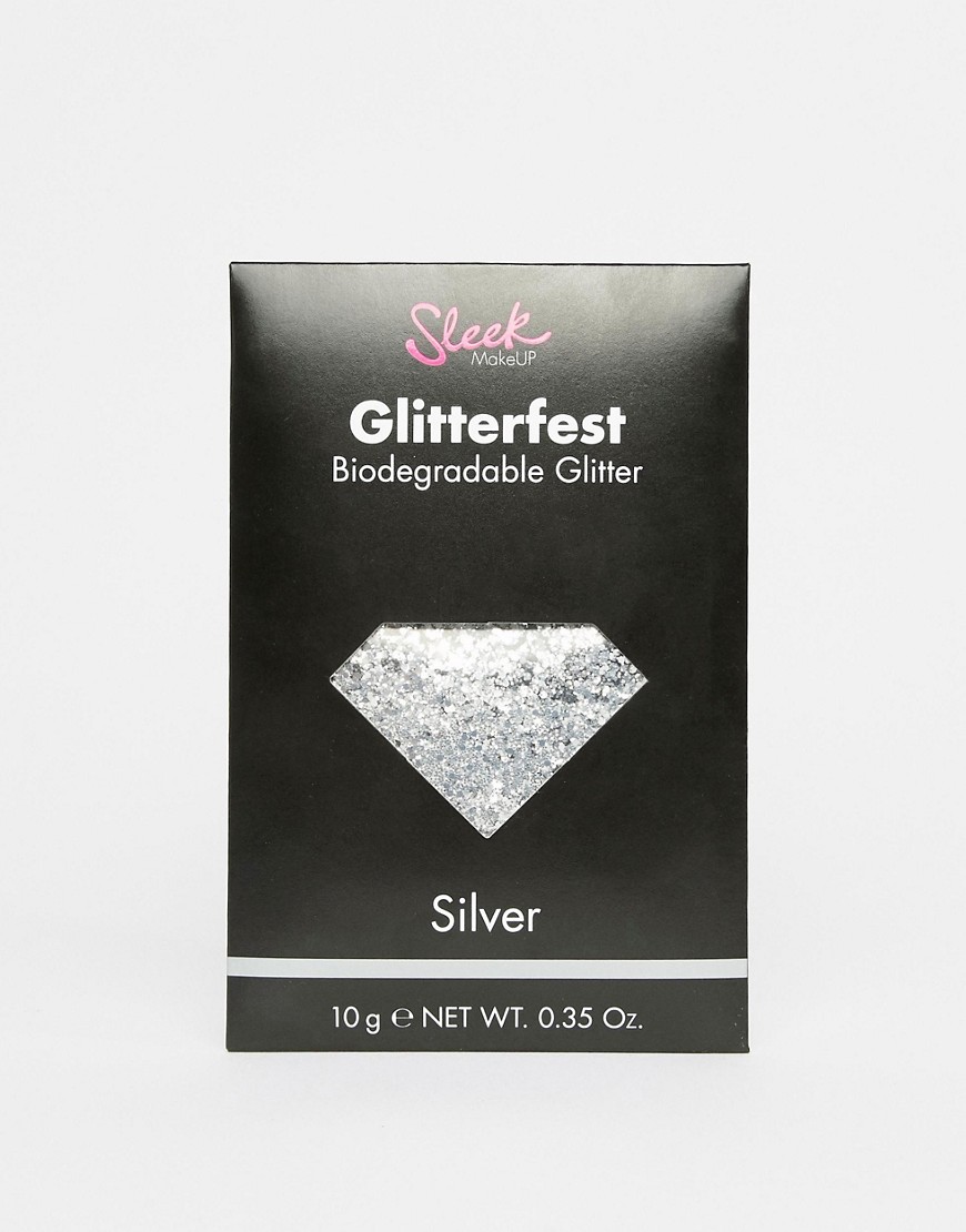 Sleek MakeUP - Glitterfest - Biologisch afbreekbare glitter - Zilver