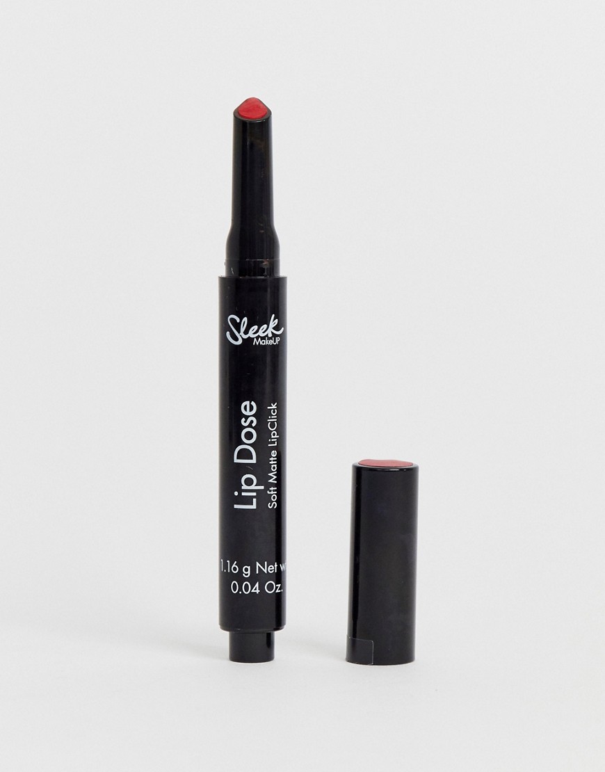 Sleek MakeUP – Lip Dose Soft Matte LipClick – Disruptive – Läppstift-Röd