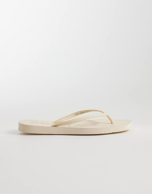 SLEEPERS - Æggehvide tapered klipklappere, 4 af 4