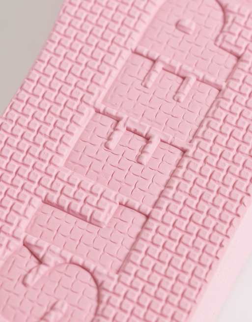 Sleepers - Infradito affusolate con plateau rosa sorbetto trasparente, 2 di 4
