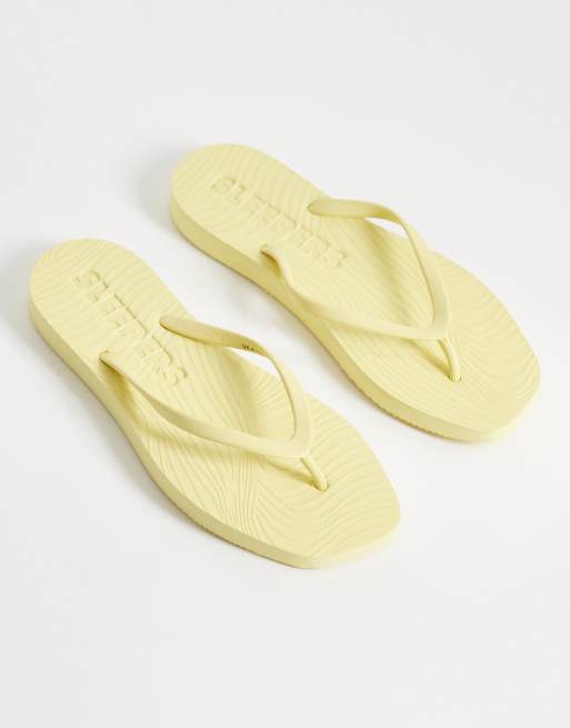 Sleepers - Infradito affusolate giallo tenue, 2 di 4