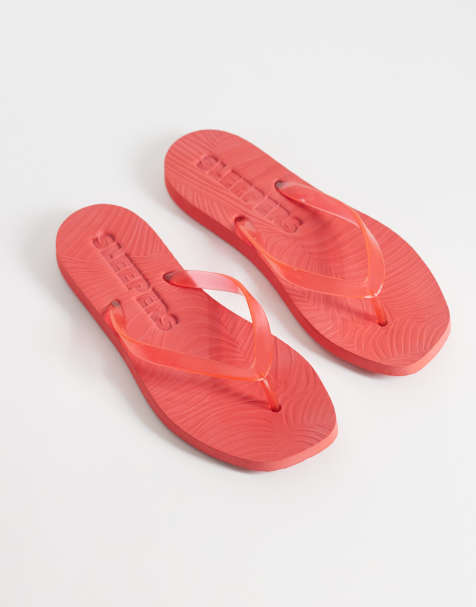 SLEEPERS - Infradito affusolate rosse trasparenti - view 1
