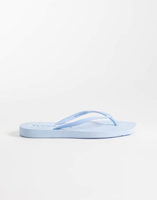 SLEEPERS - Smaltoelopende teenslippers in blauw, 4 van 4