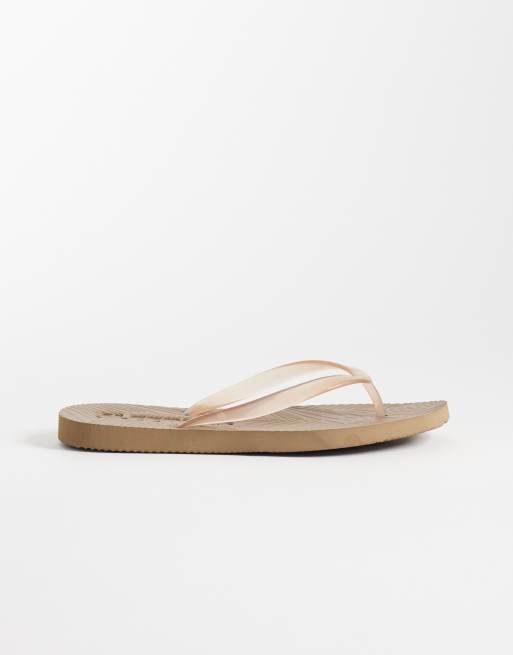 Sleepers - Tongs fuselées - Sable transparent, 3 de 4