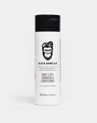 Slick Gorilla Slick Gorilla Daily 2-in-1 Shampoo & Conditioner 200ml-No colour