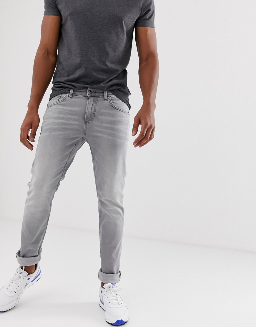 Slimfit-jeans fra Tom Tailor-Grå