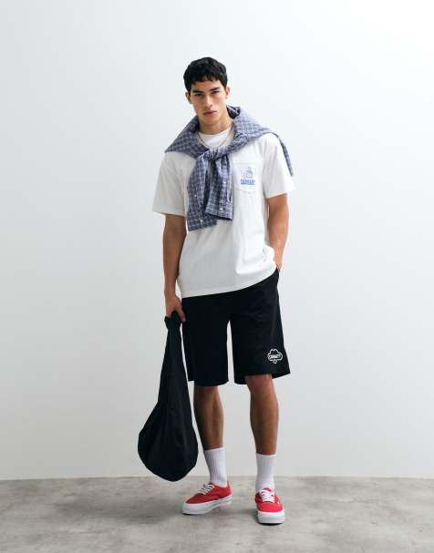 Slips de baño negros con logo Cloud Heart de Carhartt WIP - view 1