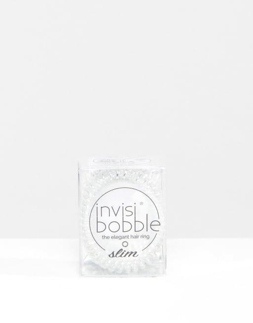 Sølvfarvet smalt hårband fra invisibobble, 3 af 4