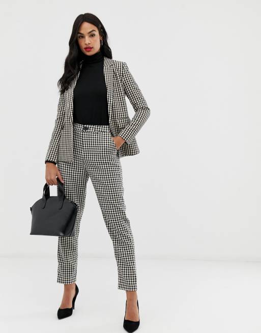  Blazer og bukser i hundetandsmønster fra Fashion Union - del af sæt, 3 af 3