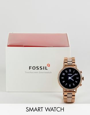 фото Смарт-часы цвета розового золота fossil ftw6011 gen 4 q venture, 40 мм-золотой