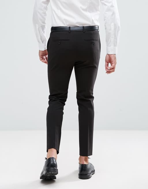 Smarte sorte superskinny, cropped bukser fra ASOS DESIGN, 2 af 4