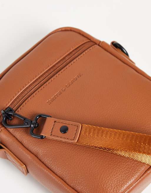 Smith & Canova – Gürteltasche aus Leder in Hellbraun, 2 von 4