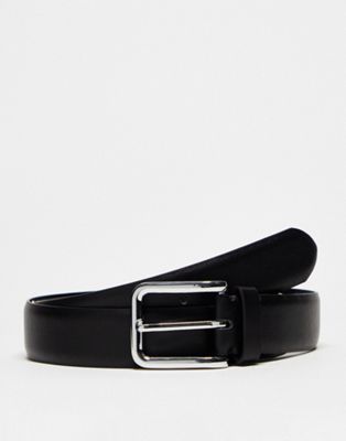 Smith & Canova leather belt in black