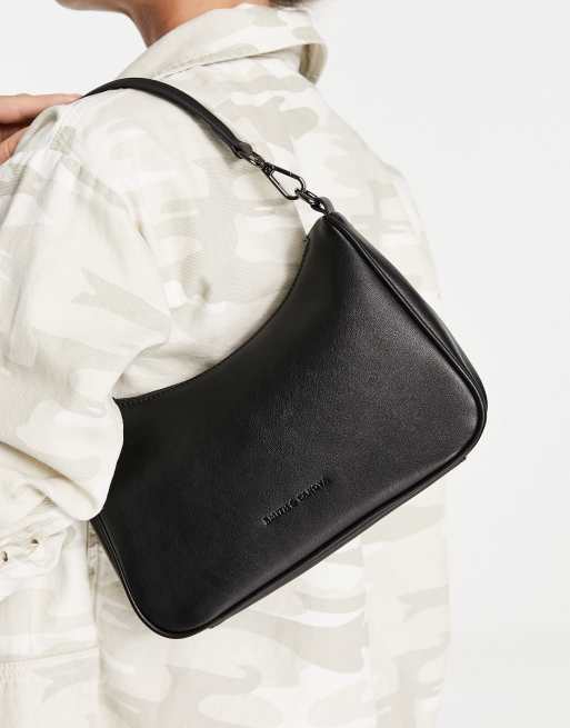 Smith & Canova mini shoulder bag in black | ASOS