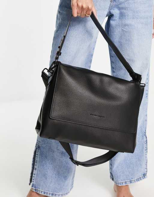 Smith & Canova shoulder bag in black | ASOS