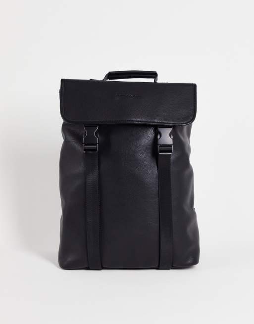 Smith & Canova - Zaino nero con doppia clip