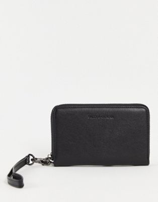 Smith & Canova zip around purse in black - ASOS Price Checker