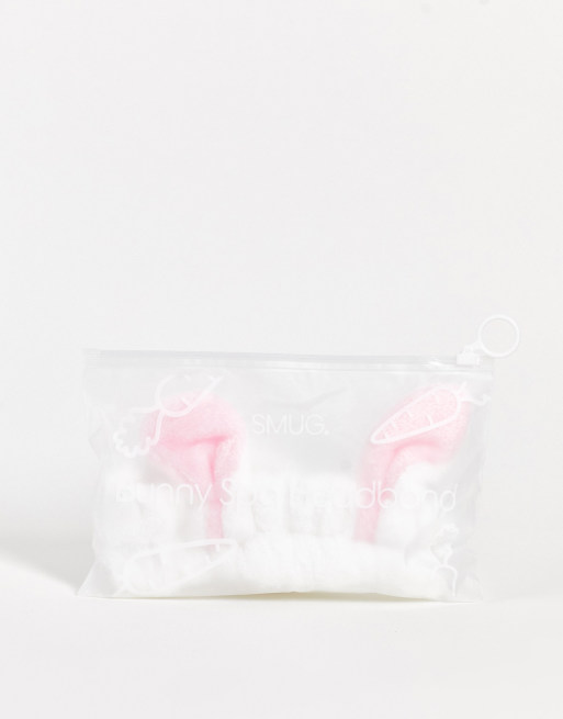 SMUG - Bandeau oreilles de lapin avec trousse