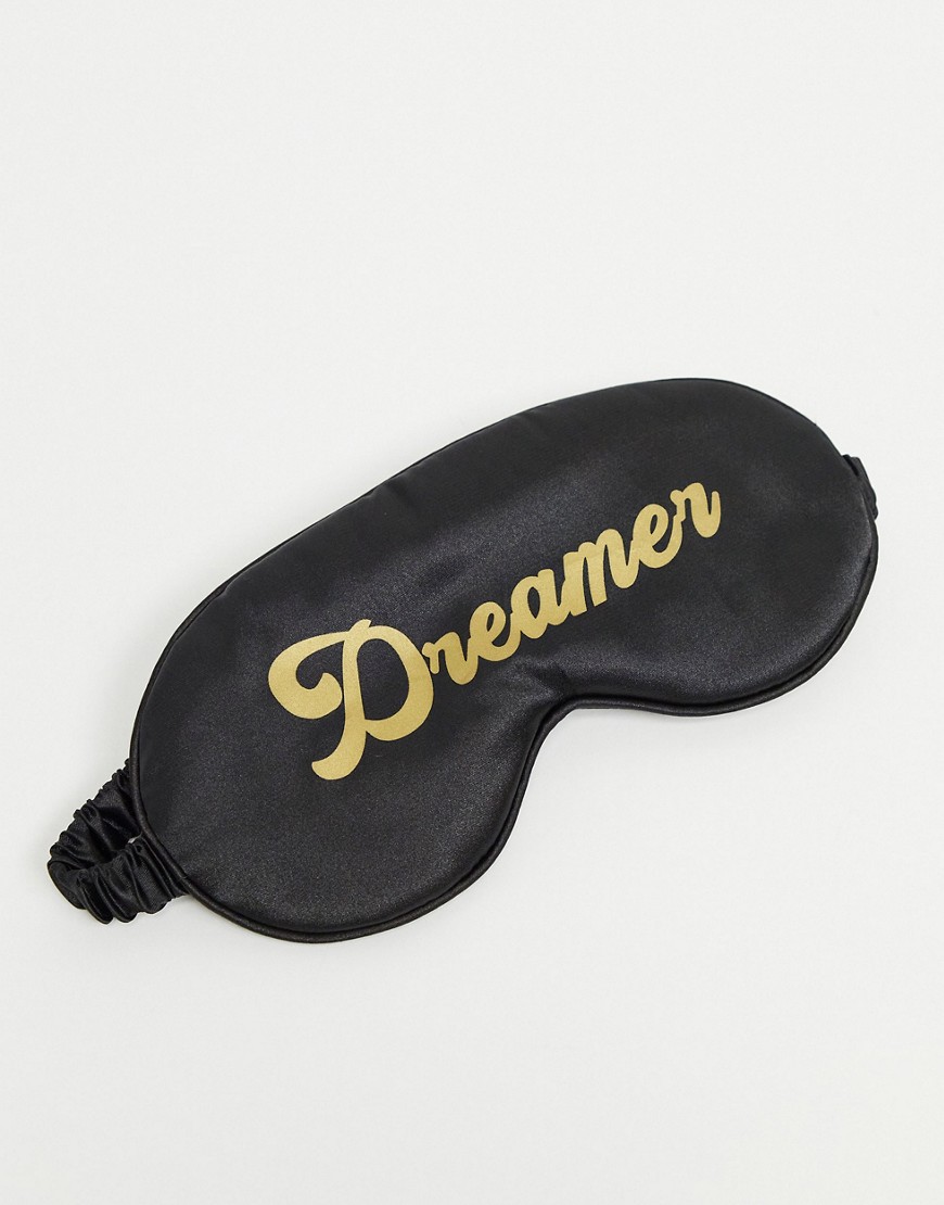 SMUG - Dreamer - Slaapmasker van satijn-Zwart