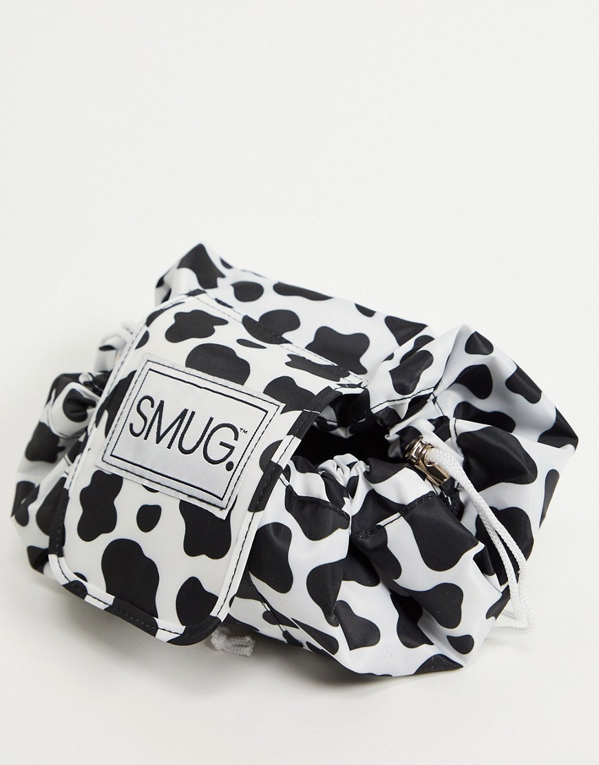 SMUG flat lay washable makeup bag-Black