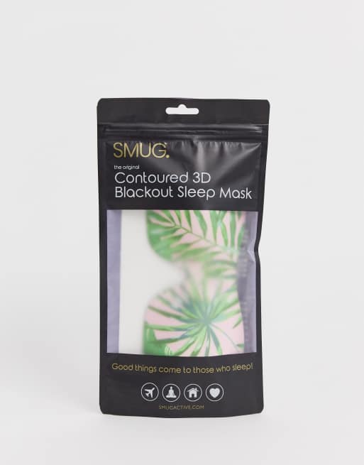 SMUG - Masque de nuit à imprimé palmier doux pour les cils