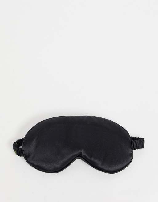 SMUG - Masque de nuit en satin - Noir