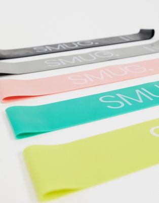 SMUG – Set mit Fitnessbändern und Tasche-Mehrfarbig