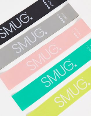 SMUG – Set mit Fitnessbändern und Tasche-Mehrfarbig