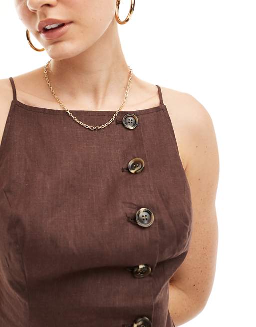 Inspiration Cami in Chocolate Houndstooth Inspiration Cami in Chocolate Houndstooth