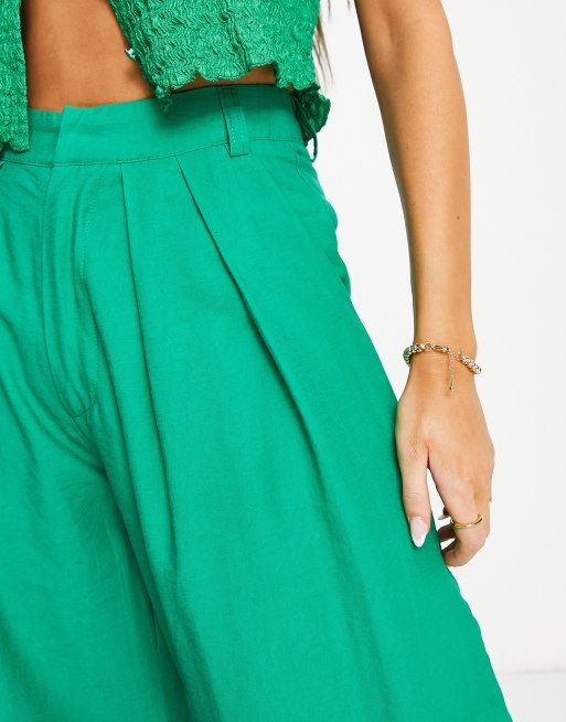 SNDYS palazzo pants in green