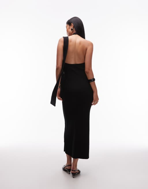 xenia knit dress Keilani High Neck Open Knit Midi Dress • Shop American Threads Women's  Trendy Online Boutique main image 1