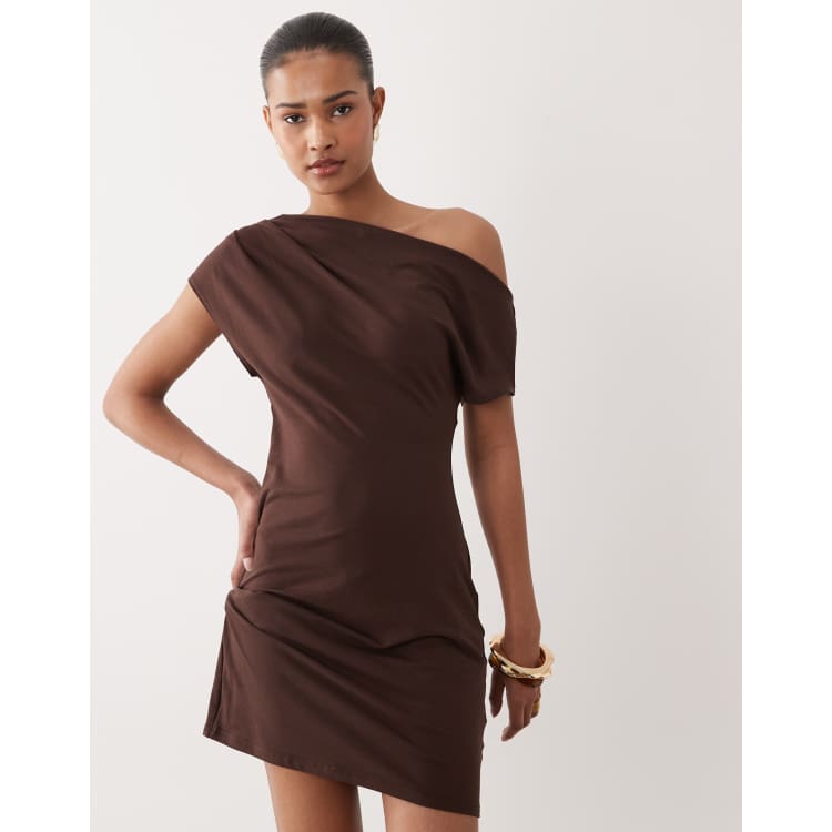 sndys brown mini dress Sndys Brown Mini Dresses