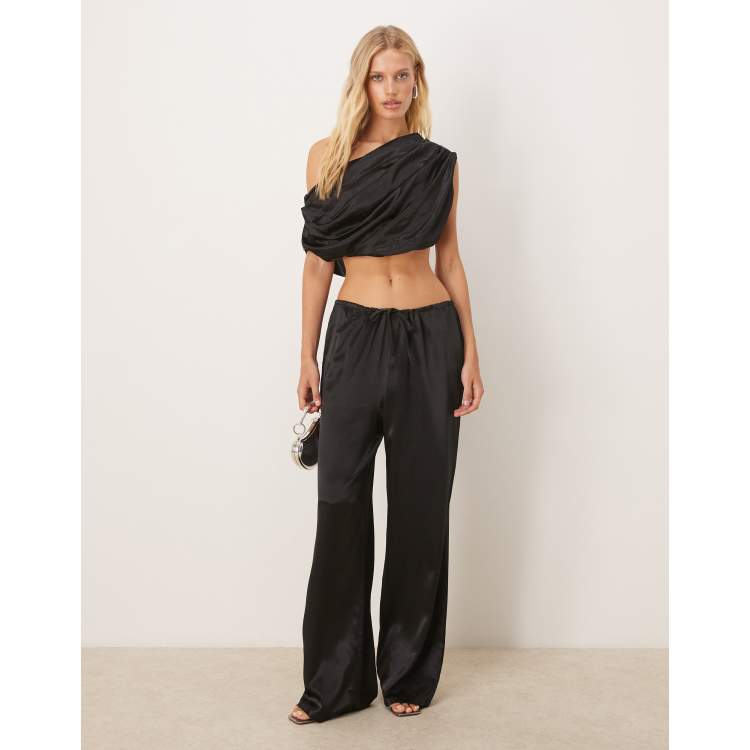 deres デレス Sophia drape pants Black 1 208417562-2?$n_750w$&wid=750&