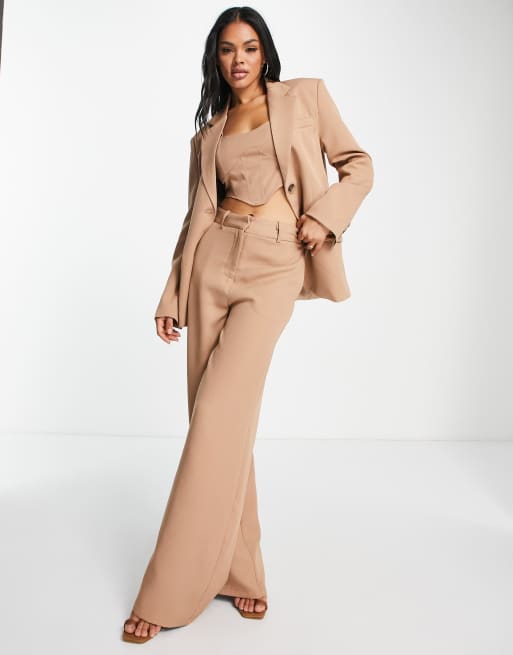 The Frolic tailored relaxed blazer in cream (part of a set)