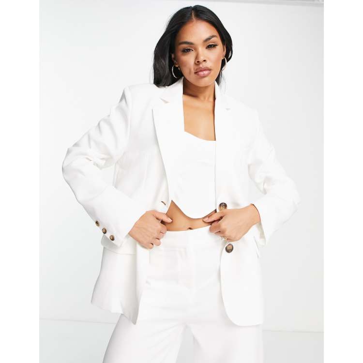 White 2025 tailored jacket