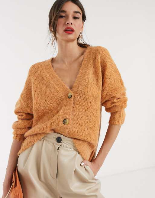Soaked In Luxury - Cardigan oversize coupe carrée