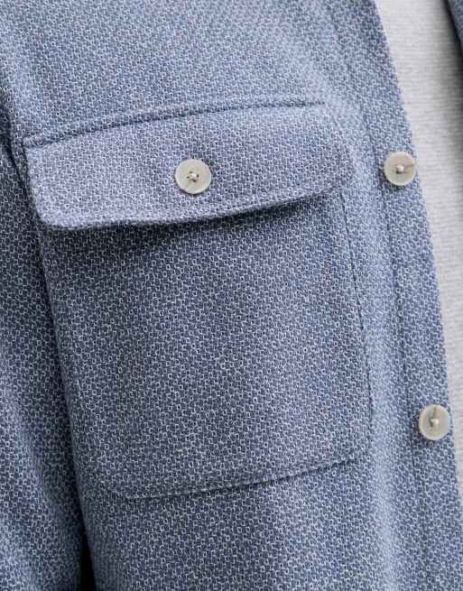 Sobrecamisa azul añil envejecido de Jack & Jones, 4 de 6