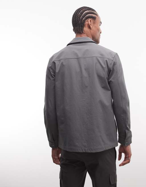 Sobrecamisa cargo gris carbón utilitaria de CAPO, 5 de 5