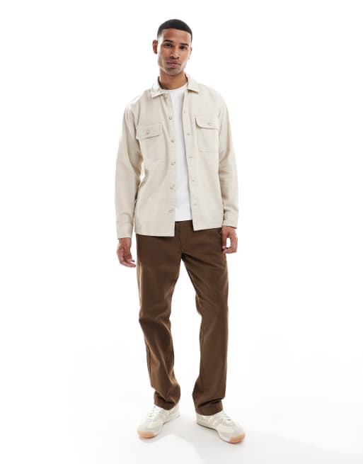 Sobrecamisa gris con acabado cepillado de Jack & Jones, 2 de 5