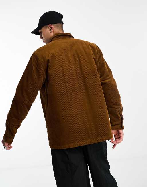 Sobrecamisa marrón acolchada de pana Whitsome de Carhartt WIP, 4 de 4