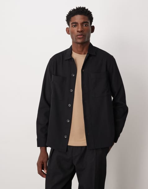Sobrecamisa negra de ASOS DESIGN - view 1