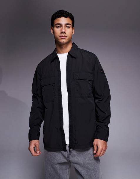 Sobrecamisa negra Lotape de BOSS Orange - view 1