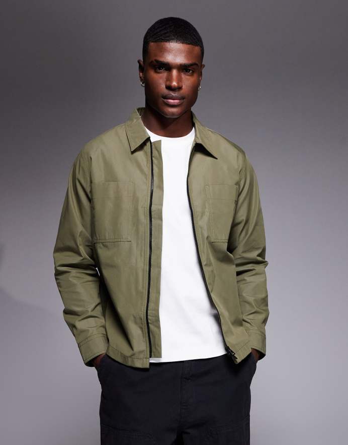 Hugo Red Sobrecamisa verde extragrande Evalom de