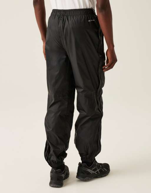 Sobrepantalones impermeables negros transpirables plegables Active de Regatta, 2 de 4