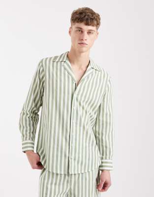 Sol Beach Beach Shirt In Green